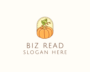 Pumpkin Vegetable Harvest logo design