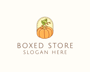 Pumpkin Vegetable Harvest logo design