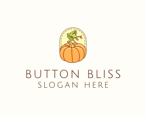 Pumpkin Vegetable Harvest logo design