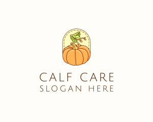 Pumpkin Vegetable Harvest logo design