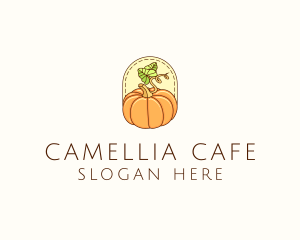 Pumpkin Vegetable Harvest logo design