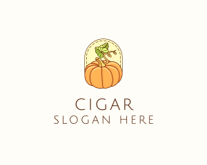 Pumpkin Vegetable Harvest logo design