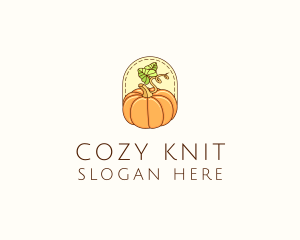 Pumpkin Vegetable Harvest logo design