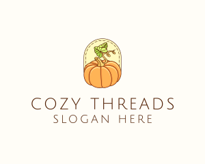 Pumpkin Vegetable Harvest logo design