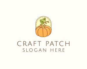 Pumpkin Vegetable Harvest logo design