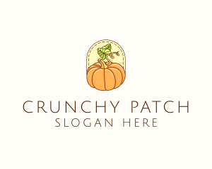 Pumpkin Vegetable Harvest logo design