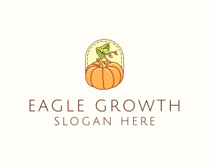 Pumpkin Vegetable Harvest logo design