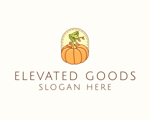 Pumpkin Vegetable Harvest logo design