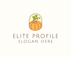 Pumpkin Vegetable Harvest logo design