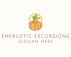 Pumpkin Vegetable Harvest logo design