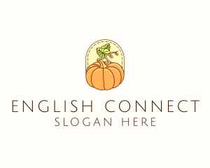 Pumpkin Vegetable Harvest logo design