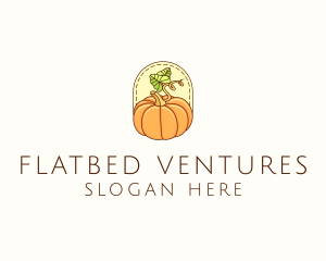 Pumpkin Vegetable Harvest logo design