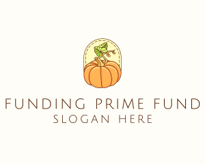 Pumpkin Vegetable Harvest logo design