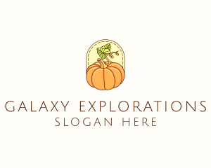 Pumpkin Vegetable Harvest logo design