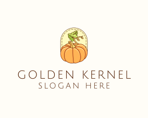 Pumpkin Vegetable Harvest logo design