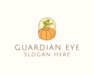 Pumpkin Vegetable Harvest logo design