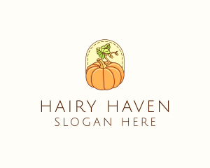 Pumpkin Vegetable Harvest logo design