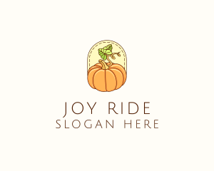 Pumpkin Vegetable Harvest logo design