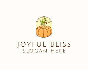 Pumpkin Vegetable Harvest logo design