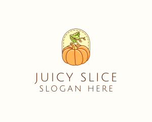 Pumpkin Vegetable Harvest logo design