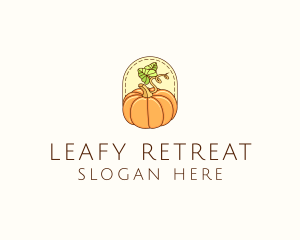 Pumpkin Vegetable Harvest logo design