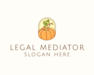 Pumpkin Vegetable Harvest logo design