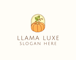 Pumpkin Vegetable Harvest logo design