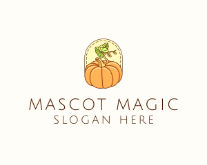 Pumpkin Vegetable Harvest logo design