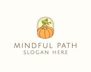 Pumpkin Vegetable Harvest logo design