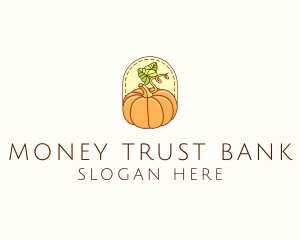 Pumpkin Vegetable Harvest logo design