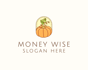 Pumpkin Vegetable Harvest logo design