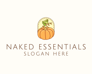 Pumpkin Vegetable Harvest logo design