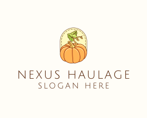 Pumpkin Vegetable Harvest logo design