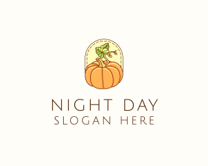 Pumpkin Vegetable Harvest logo design