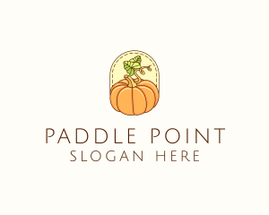 Pumpkin Vegetable Harvest logo design