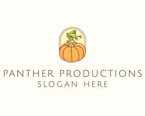 Pumpkin Vegetable Harvest logo design