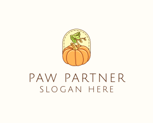 Pumpkin Vegetable Harvest logo design