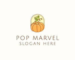 Pumpkin Vegetable Harvest logo design