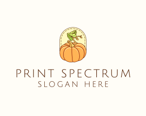 Pumpkin Vegetable Harvest logo design