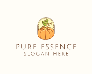 Pumpkin Vegetable Harvest logo design