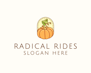 Pumpkin Vegetable Harvest logo design