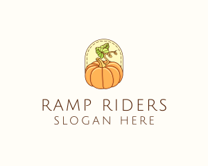 Pumpkin Vegetable Harvest logo design