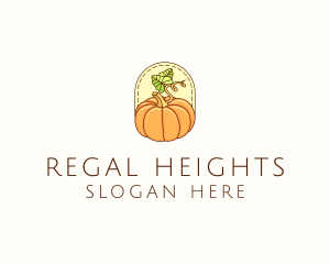 Pumpkin Vegetable Harvest logo design