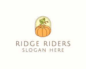 Pumpkin Vegetable Harvest logo design