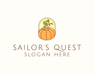 Pumpkin Vegetable Harvest logo design