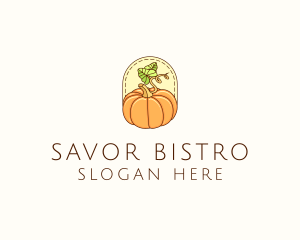 Pumpkin Vegetable Harvest logo design