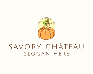 Pumpkin Vegetable Harvest logo design