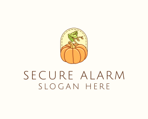 Pumpkin Vegetable Harvest logo design