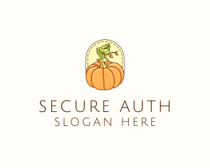 Pumpkin Vegetable Harvest logo design