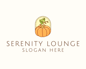 Pumpkin Vegetable Harvest logo design